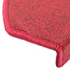 Porrasmatot 10 kpl 65x24x4 cm viininpunainen