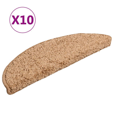 Porrasmatot 10 kpl 56x17x3 cm beige