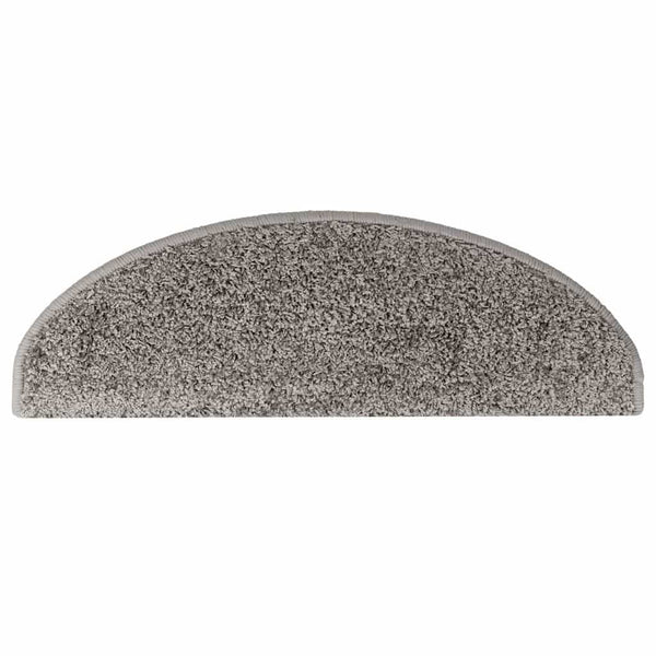 Porrasmatot 10 kpl 65x21x4 cm harmaa puolipyöreä suuri