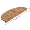 Porrasmatot 10 kpl 65x21x4 cm beige