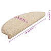 Porrasmatot 10 kpl 65x21x4 cm kerma