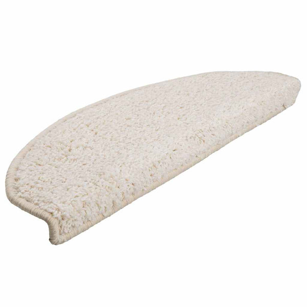 Porrasmatot 10 kpl 65x21x4 cm valkoinen puolipyöreä suuri