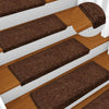 Porrasmatot 10 kpl 65x21x4 cm ruskea