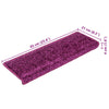 Porrasmatot 10 kpl 65x21x4 cm violetti