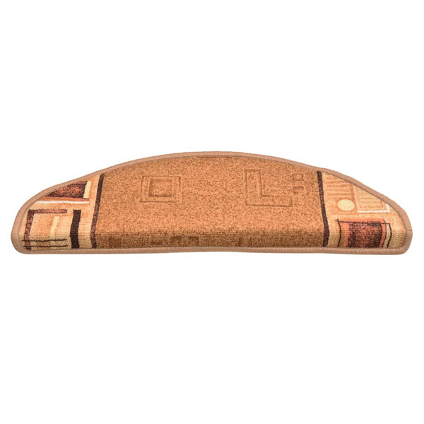Itsekiinnittyvät porrasmatot 5 kpl 65x21x4 cm beige