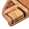 Itsekiinnittyvät porrasmatot 5 kpl 65x21x4 cm beige
