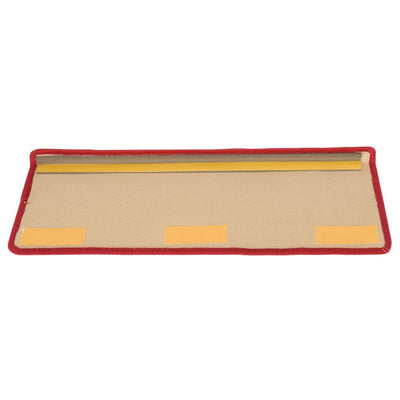 Itsekiinnittyvät porrasmatot 5 kpl 65x21x4 cm punainen