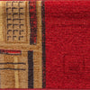 Itsekiinnittyvät porrasmatot 10 kpl 65x21x4 cm punainen