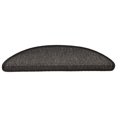 Antrasiitti itsekiinnittyvät porrasmatot sisaltyyli Melitica 56x17x3cm (15kpl)