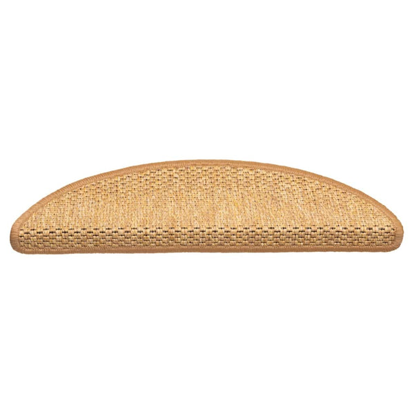 Itsekiinnittyvät porrasmatot sisaltyyli 15 kpl 56x17x3 cm sisal