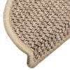 Itsekiinnittyvät porrasmatot sisaltyyli 15 kpl 56x17x3 cm beige