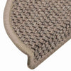 Beige itsekiinnittyvät porrasmatot Melitica 56x17x3cm (15 kpl)