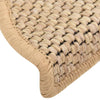 Itsekiinnittyvät porrasmatot sisaltyyli 15 kpl 56x17x3 cm beige