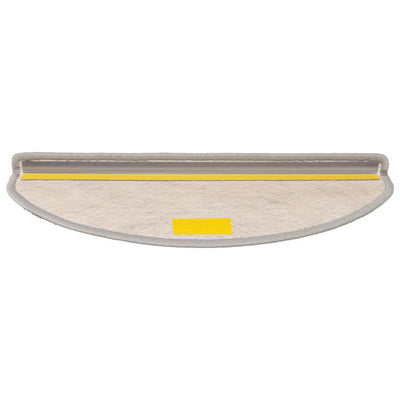 Harmaa itsekiinnittyvät porrasmatot sisaltyyli Melitica 65x21x4cm (15 kpl)