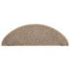 Itsekiinnittyvät porrasmatot sisaltyyli 15 kpl 65x21x4 cm beige