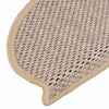 Beige itsekiinnittyvät porrasmatot Melitica 65x21x4cm (15 kpl)