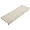 Itsekiinnittyvät porrasmatot sisaltyyli 15 kpl 65x21x4 cm beige