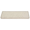 Itsekiinnittyvät porrasmatot sisaltyyli 15 kpl 65x21x4 cm beige
