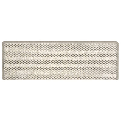 Itsekiinnittyvät porrasmatot sisaltyyli 15 kpl 65x21x4 cm beige