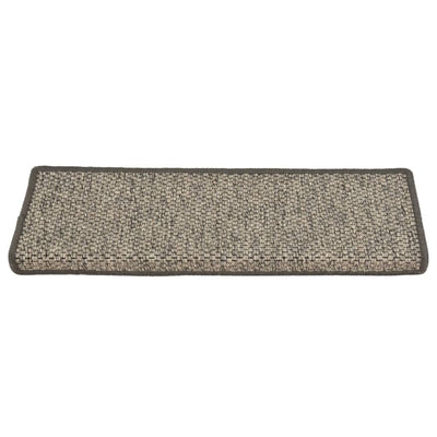 Itsekiinnittyvät porrasmatot sisaltyyli 15 kpl 65x21x4 cm beige