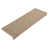 Itsekiinnittyvät porrasmatot sisaltyyli 15 kpl 65x21x4 cm beige