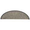 Itsekiinnittyvät porrasmatot 15 kpl 56x17x3 cm beige ja harmaa