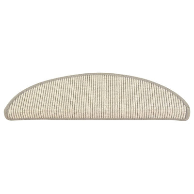 Itsekiinnittyvät porrasmatot 15 kpl 56x17x3 cm hopea