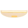 Itsekiinnittyvät porrasmatot 15 kpl 56x17x3 cm vaalea beige