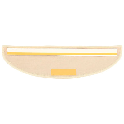 Itsekiinnittyvät porrasmatot 15 kpl 56x17x3 cm vaalea beige