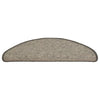 Itsekiinnittyvät porrasmatot 15 kpl harmaa ja beige 65x21x4 cm