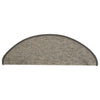 Itsekiinnittyvät porrasmatot 15 kpl harmaa ja beige 65x21x4 cm