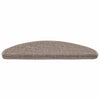 Porrasmatot 15 kpl 65x21x4 cm tummanbeige puolipyöreä suuri