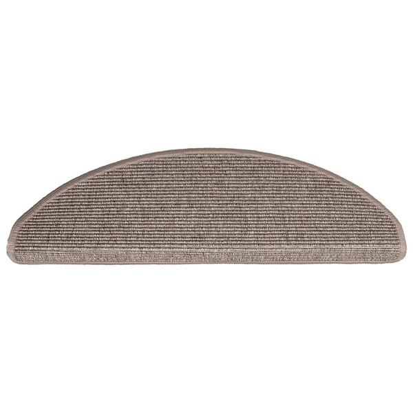 Porrasmatot 15 kpl 65x21x4 cm tummanbeige puolipyöreä suuri