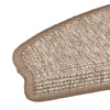 Porrasmatot 15 kpl 65x21x4 cm vaaleanruskea puolipyöreä suuri