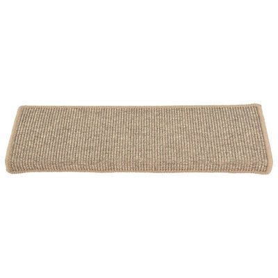 Tumma beige itsekiinnittyvät porrasmatot Sucria 65x21x4cm (15 kpl)
