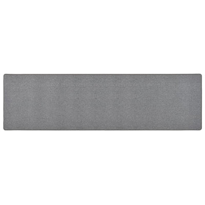 Tummanharmaa käytävämatto Cotti 80x300cm