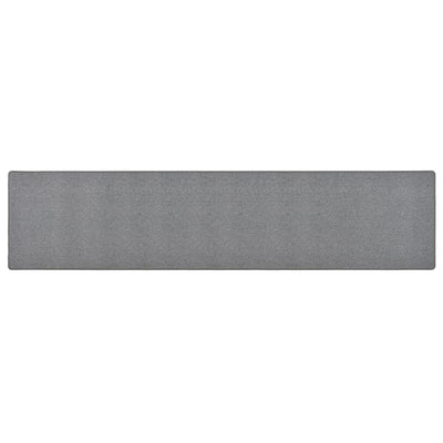 Tummanharmaa käytävämatto Cotti 80x400cm