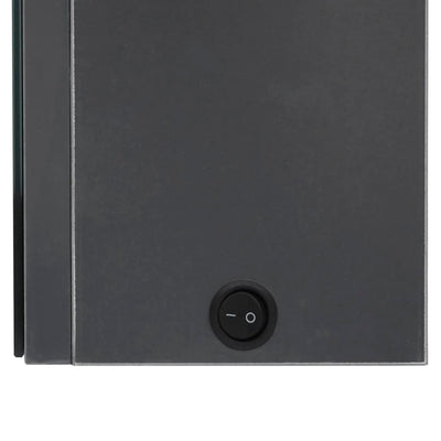 Harmaa led kylpyhuoneen peilikaappi Broinas 50x14x60cm