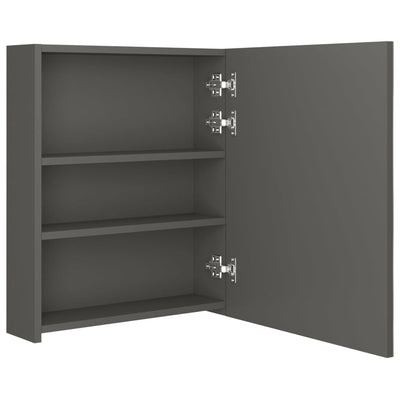 LED kylpyhuoneen peilikaappi antrasiitti 50x14x60 cm