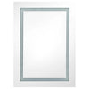 LED kylpyhuoneen peilikaappi betoninharmaa 50x13x70 cm