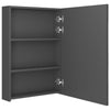 LED kylpyhuoneen peilikaappi harmaa 50x13x70 cm