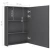 LED kylpyhuoneen peilikaappi harmaa 50x13x70 cm