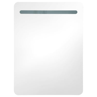 LED kylpyhuoneen peilikaappi antrasiitti 60x11x80 cm