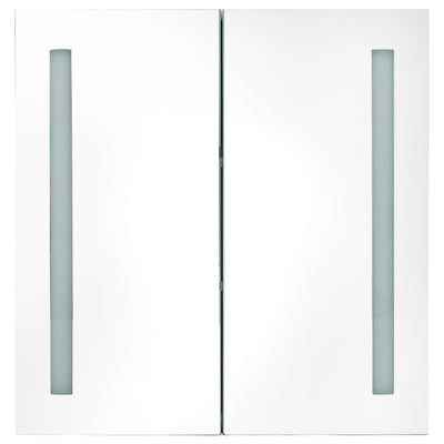 LED kylpyhuoneen peilikaappi harmaa 62x14x60 cm