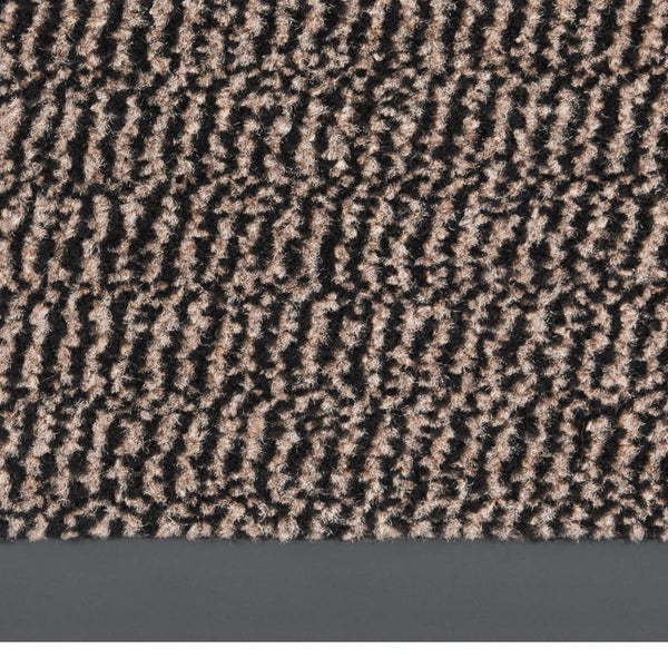 Tummanruskea ovimatto Rihawi 40x60cm (nukallinen)