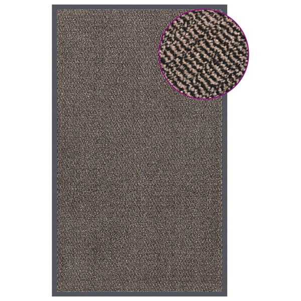 Tummanruskea ovimatto Rihawi 90x150cm (nukallinen)