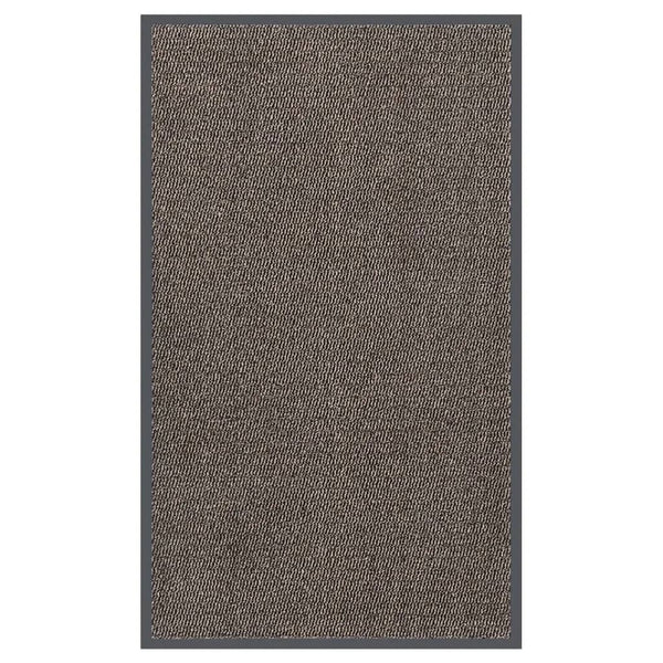 Tummanruskea ovimatto Rihawi 90x150cm (nukallinen)