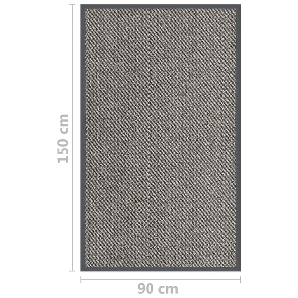 Vaaleanruskea ovimatto Rihawi 90x150cm (nukallinen)