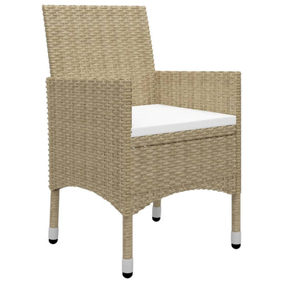 3-osainen ulkoruokailuryhmä beige