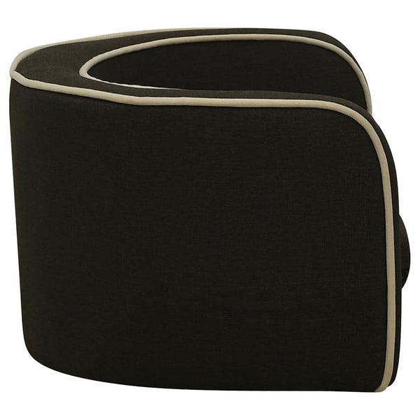 Taitettava koiran sohva harmaa 76x71x30 cm pellava pestävä